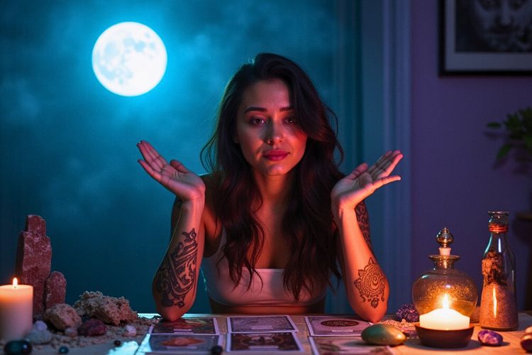 Common full moon ritual mistakes visual metaphor